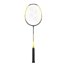 Yonex Badminton Racket Nanoflare TX (head-heavy, medium) 2024 black/yellow - strung -